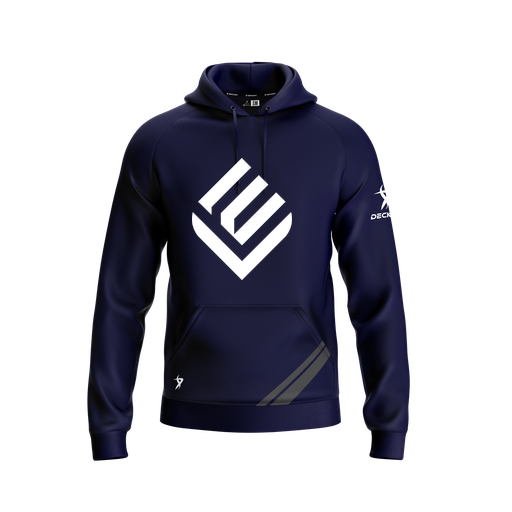 [FOLHSMNV-YXS-LOGO2] Decker Summit Hoodie (Youth XS, Navy, Logo 2)