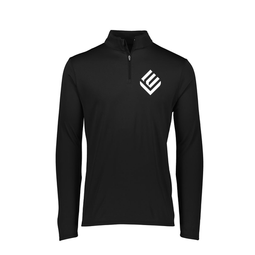 [FTLQFLBK-FAXS-LOGO2] Decker Women's Flex-Lite 1/4 Zip Shirt (Female Adult XS, Black, Logo 2)
