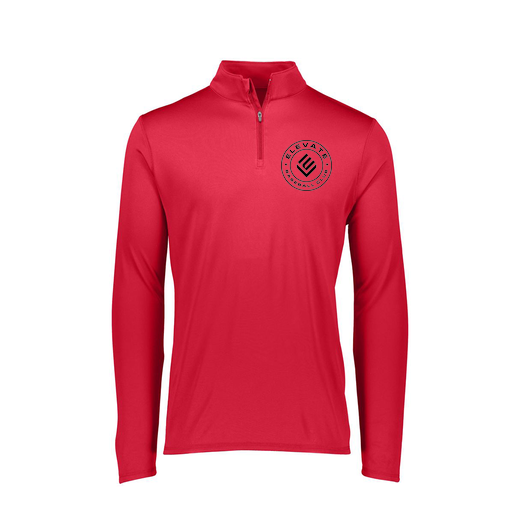 [FTLQFLRD-FAXS-LOGO1] Decker Women's Flex-Lite 1/4 Zip Shirt (Female Adult XS, Red, Logo 1)
