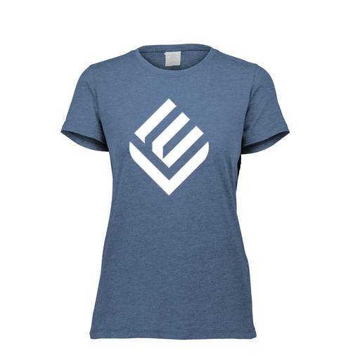 [FTSCUBNV-FAXS-LOGO2] Decker Women's Tri-Blend T-Shirt - Short Sleeve (Female Adult XS, Navy, Logo 2)