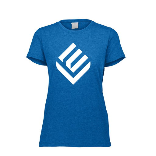[FTSCUBRY-FAXS-LOGO2] Decker Women's Tri-Blend T-Shirt - Short Sleeve (Female Adult XS, Royal, Logo 2)