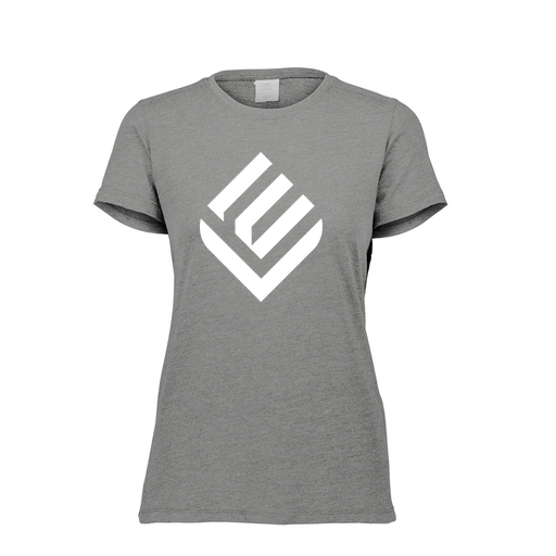 [FTSCUBGY-FAXS-LOGO2] Decker Women's Tri-Blend T-Shirt - Short Sleeve (Female Adult XS, Gray, Logo 2)
