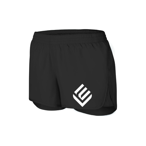 [2430.080.XS-LOGO2] Women's Performance Shorts (Female Adult XS, Black, Logo 2)