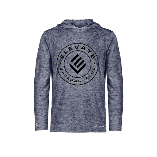 [FOLHCGNV-YS-LOGO1] Decker Youth Charge Hoodie (Youth S, Navy, Logo 1)