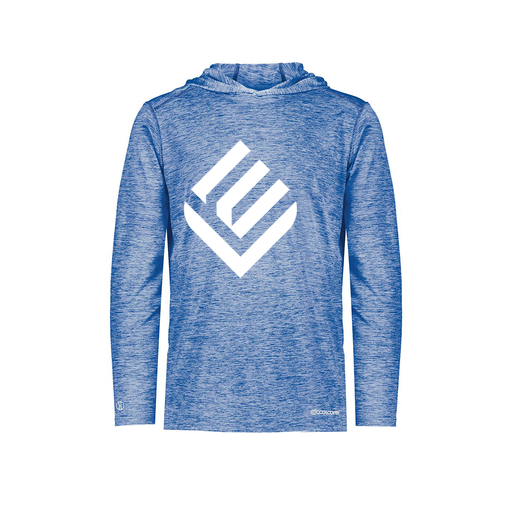 [FOLHCGRY-YS-LOGO2] Decker Youth Charge Hoodie (Youth S, Royal, Logo 2)