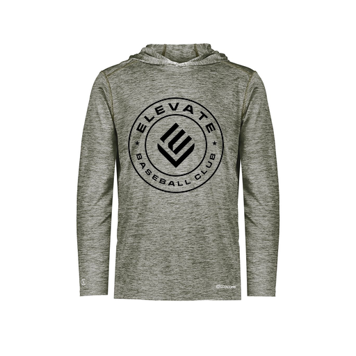 [FOLHCGGY-YS-LOGO1] Decker Youth Charge Hoodie (Youth S, Gray, Logo 1)