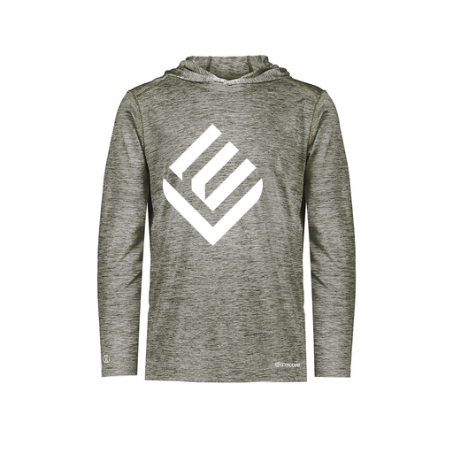 [FOLHCGGY-YS-LOGO2] Decker Youth Charge Hoodie (Youth S, Gray, Logo 2)