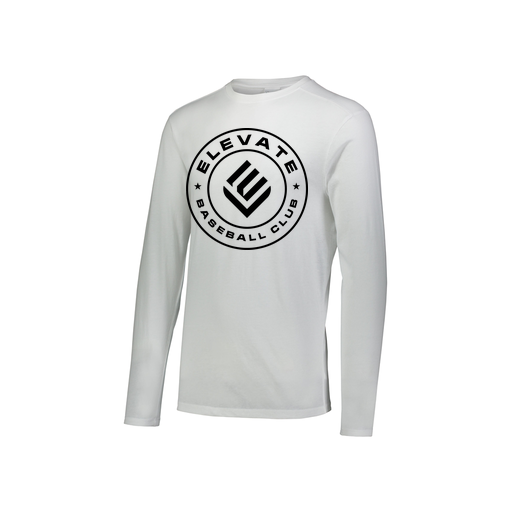 [FTLCUBWH-YS-LOGO1] Decker Youth Tri-Blend T-Shirt - Long Sleeve (Youth S, White, Logo 1)