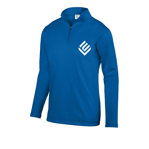 [FOLQFFRY-YS-LOGO2] Decker Youth FlexFleece 1/4 Zip (Youth S, Royal, Logo 2)